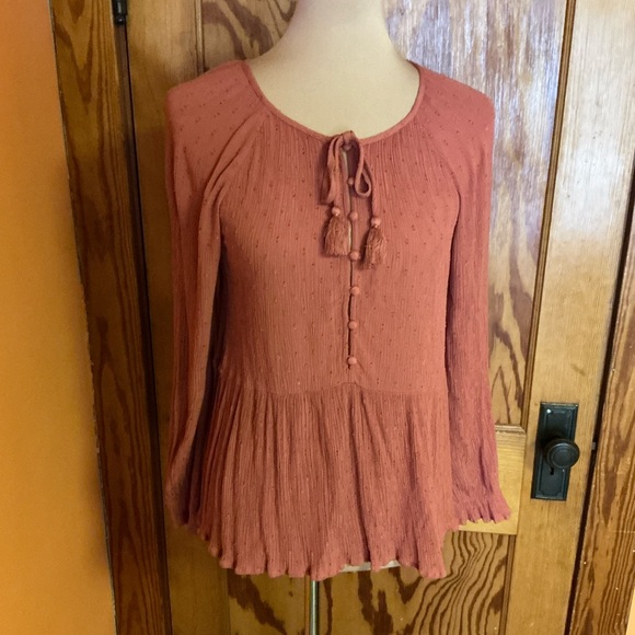American Eagle boho peasant top - Picture 9 of 12